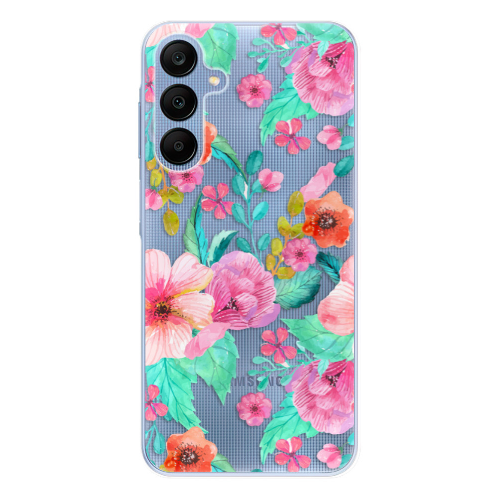 Odolné silikónové puzdro iSaprio - Flower Pattern 01 - Samsung Galaxy A25 5G