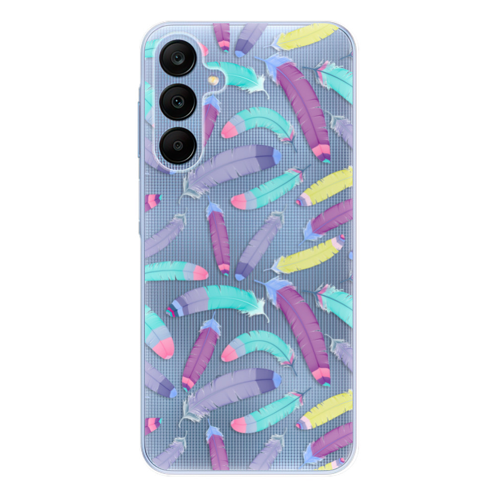 Odolné silikónové puzdro iSaprio - Feather Pattern 01 - Samsung Galaxy A25 5G