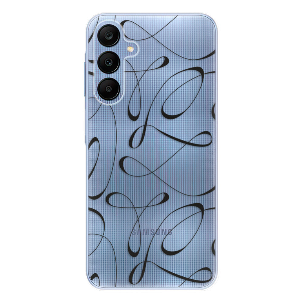 Odolné silikónové puzdro iSaprio - Fancy - black - Samsung Galaxy A25 5G