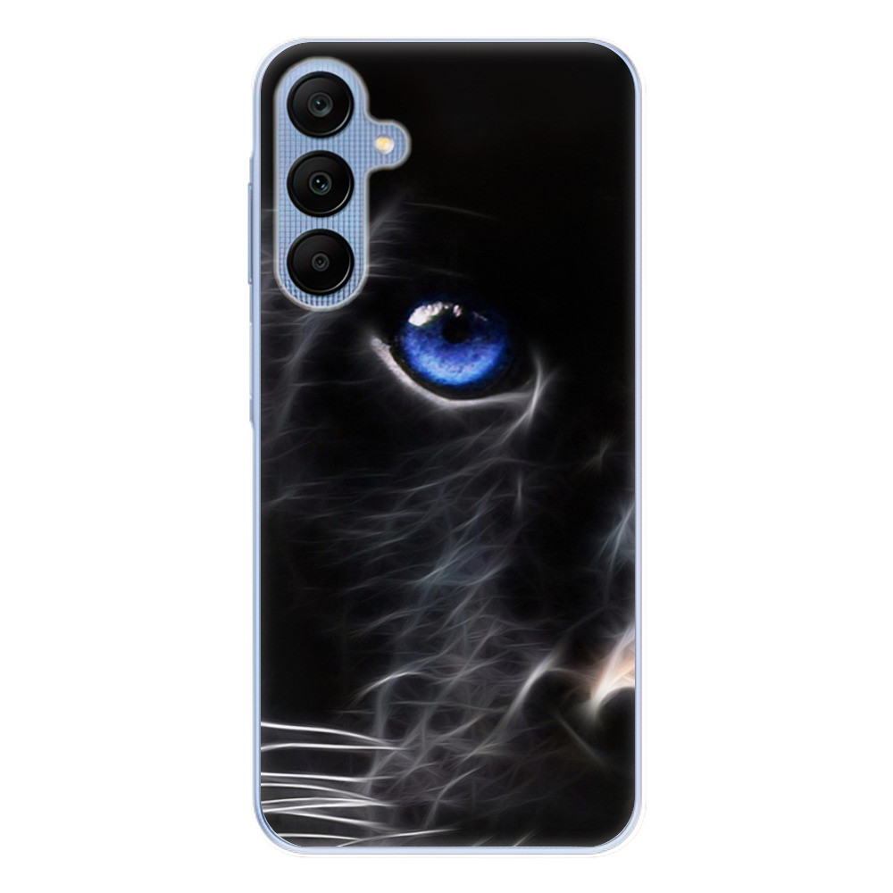 Odolné silikónové puzdro iSaprio - Black Puma - Samsung Galaxy A25 5G
