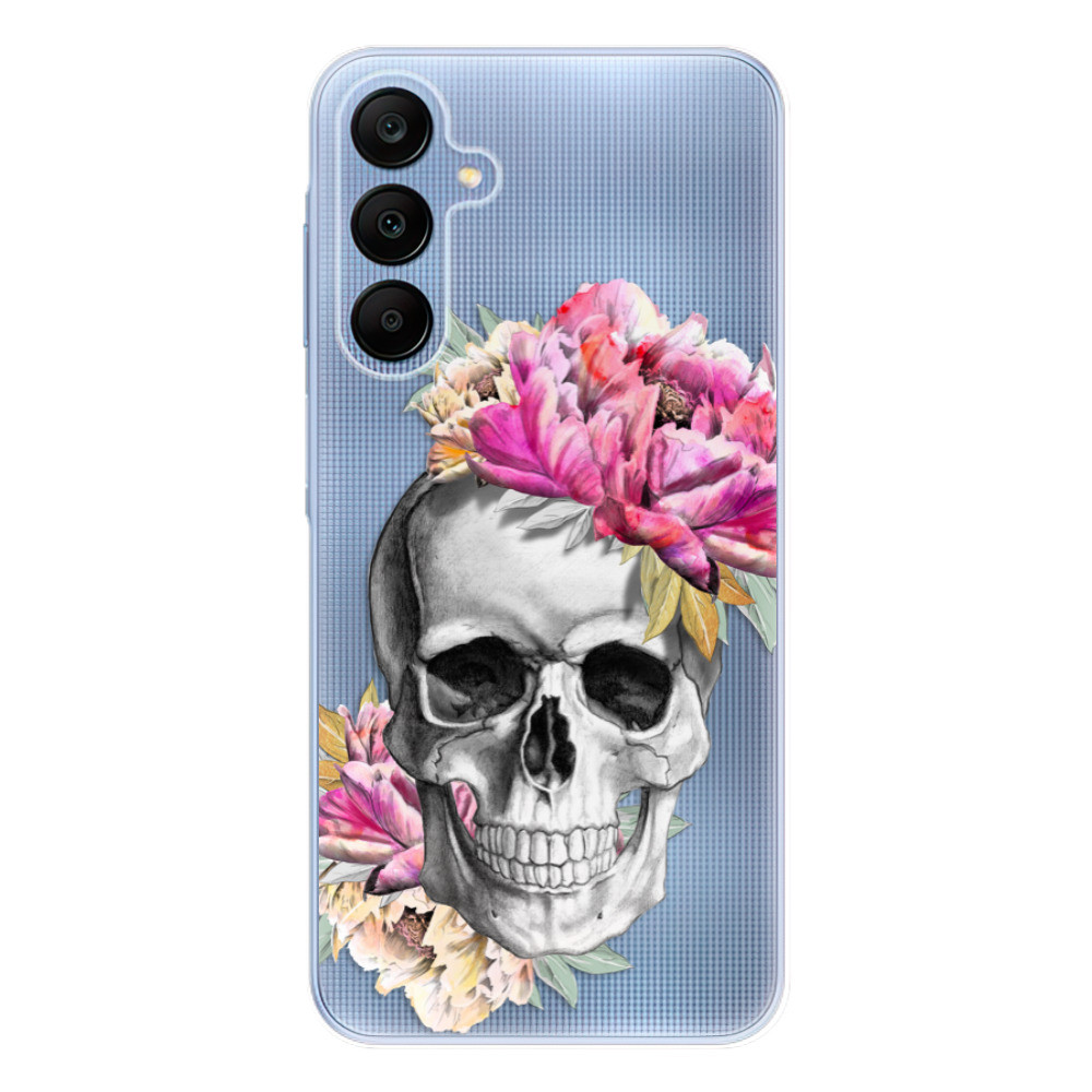 Odolné silikónové puzdro iSaprio - Pretty Skull - Samsung Galaxy A25 5G