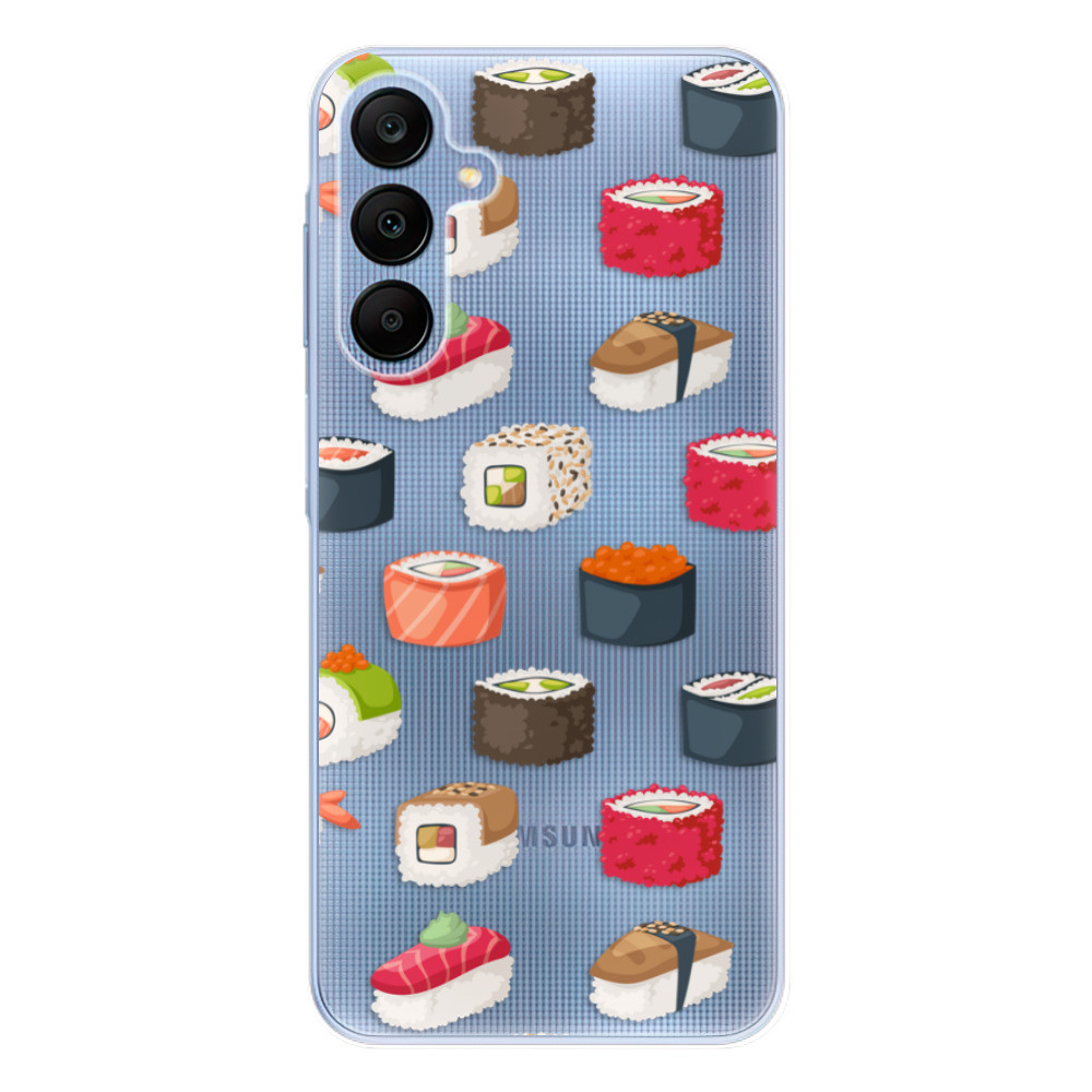 Odolné silikónové puzdro iSaprio - Sushi Pattern - Samsung Galaxy A25 5G