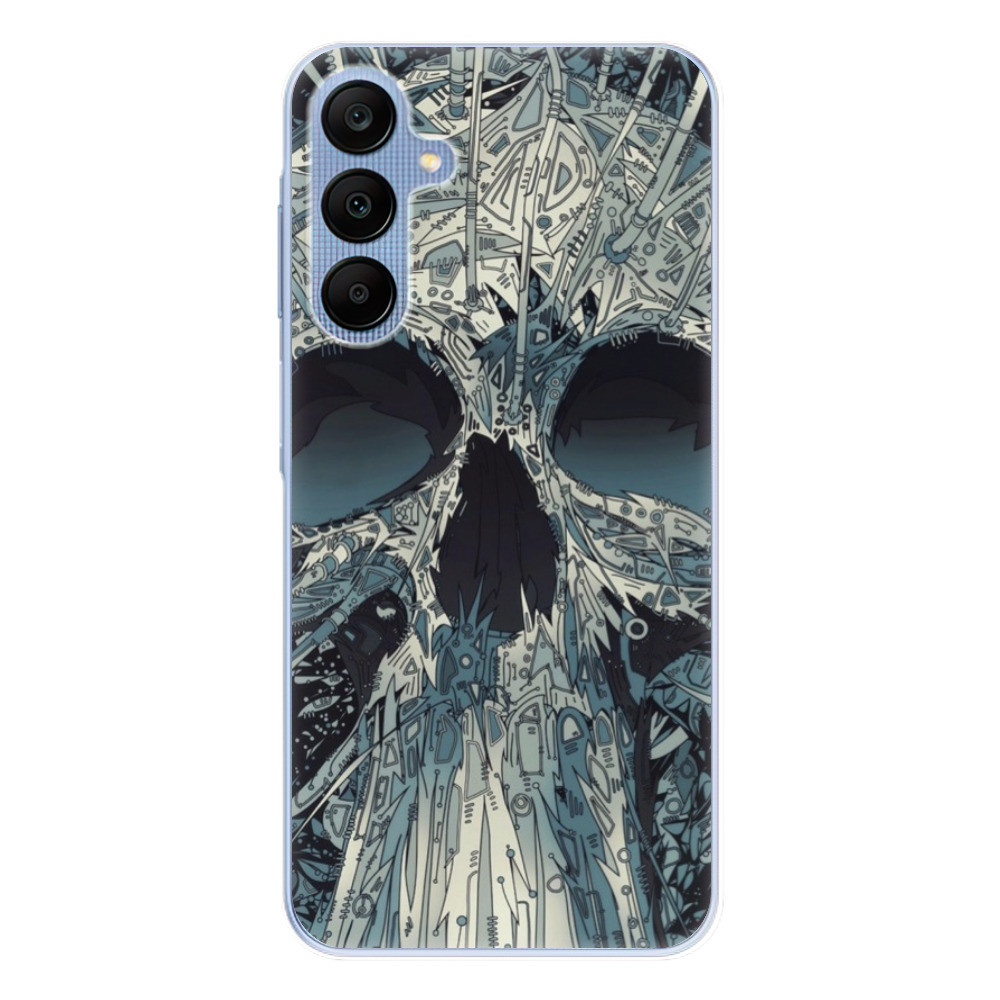Odolné silikónové puzdro iSaprio - Abstract Skull - Samsung Galaxy A25 5G