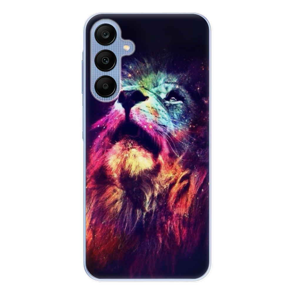 Odolné silikónové puzdro iSaprio - Lion in Colors - Samsung Galaxy A25 5G