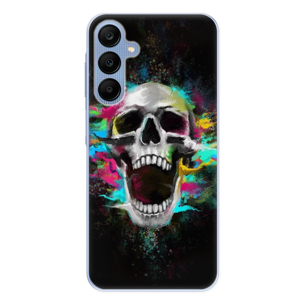 Odolné silikónové puzdro iSaprio - Skull in Colors - Samsung Galaxy A25 5G