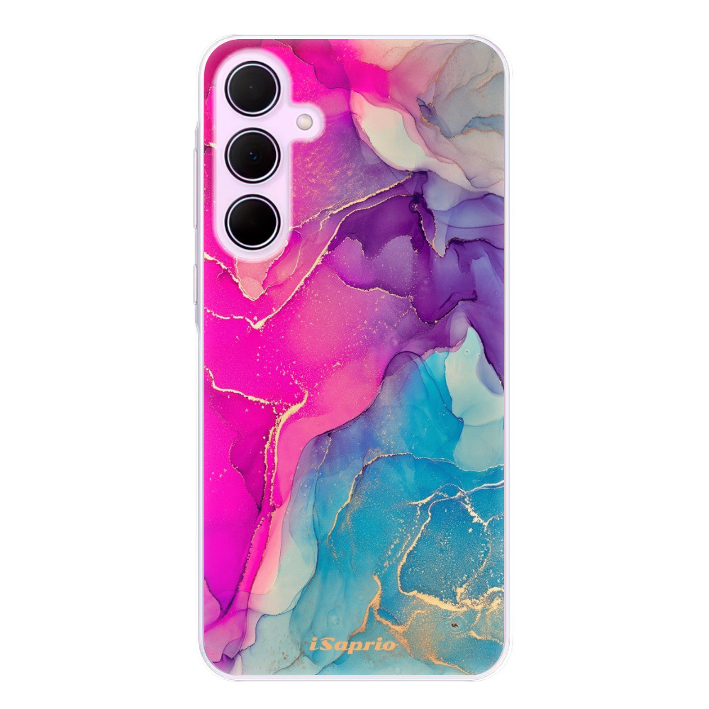 Odolné silikónové puzdro iSaprio - Purple Ink - Samsung Galaxy A35 5G
