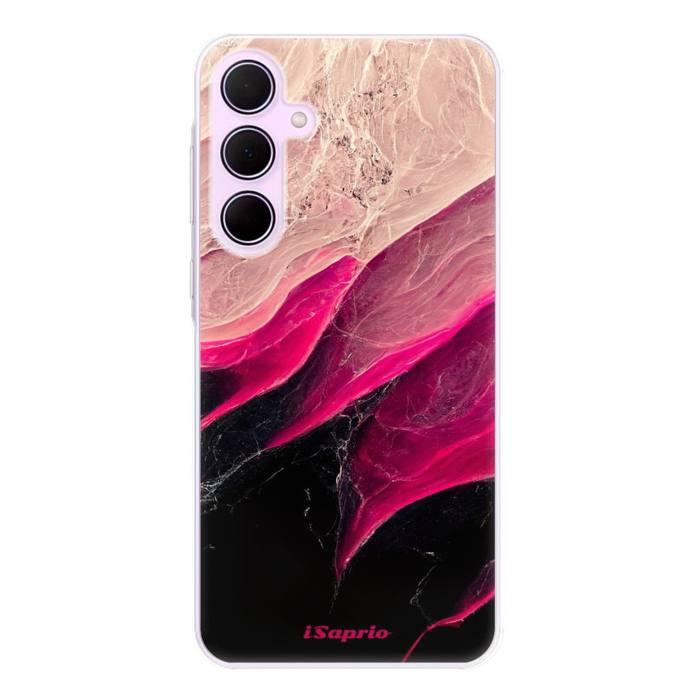 Odolné silikónové puzdro iSaprio - Black and Pink - Samsung Galaxy A35 5G