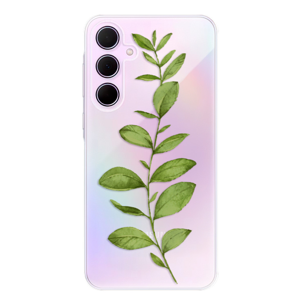 Odolné silikónové puzdro iSaprio - Green Plant 01 - Samsung Galaxy A35 5G