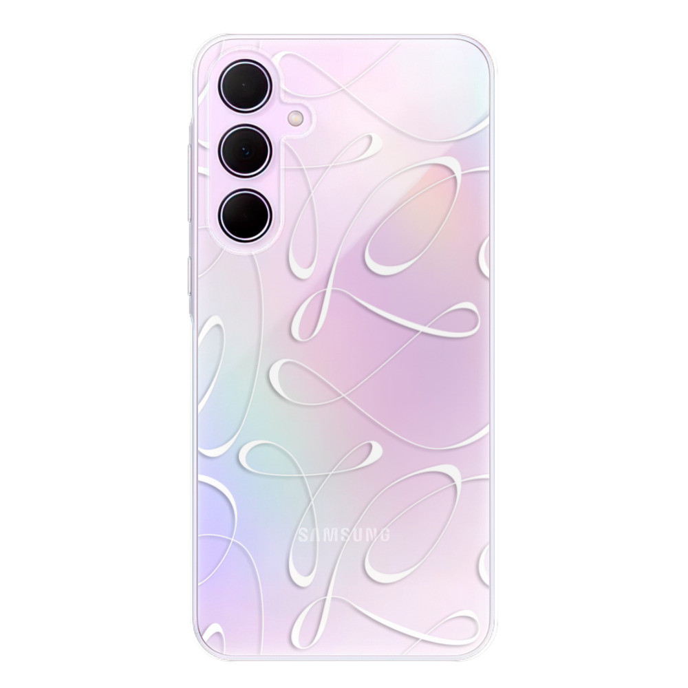 Odolné silikónové puzdro iSaprio - Fancy - white - Samsung Galaxy A35 5G