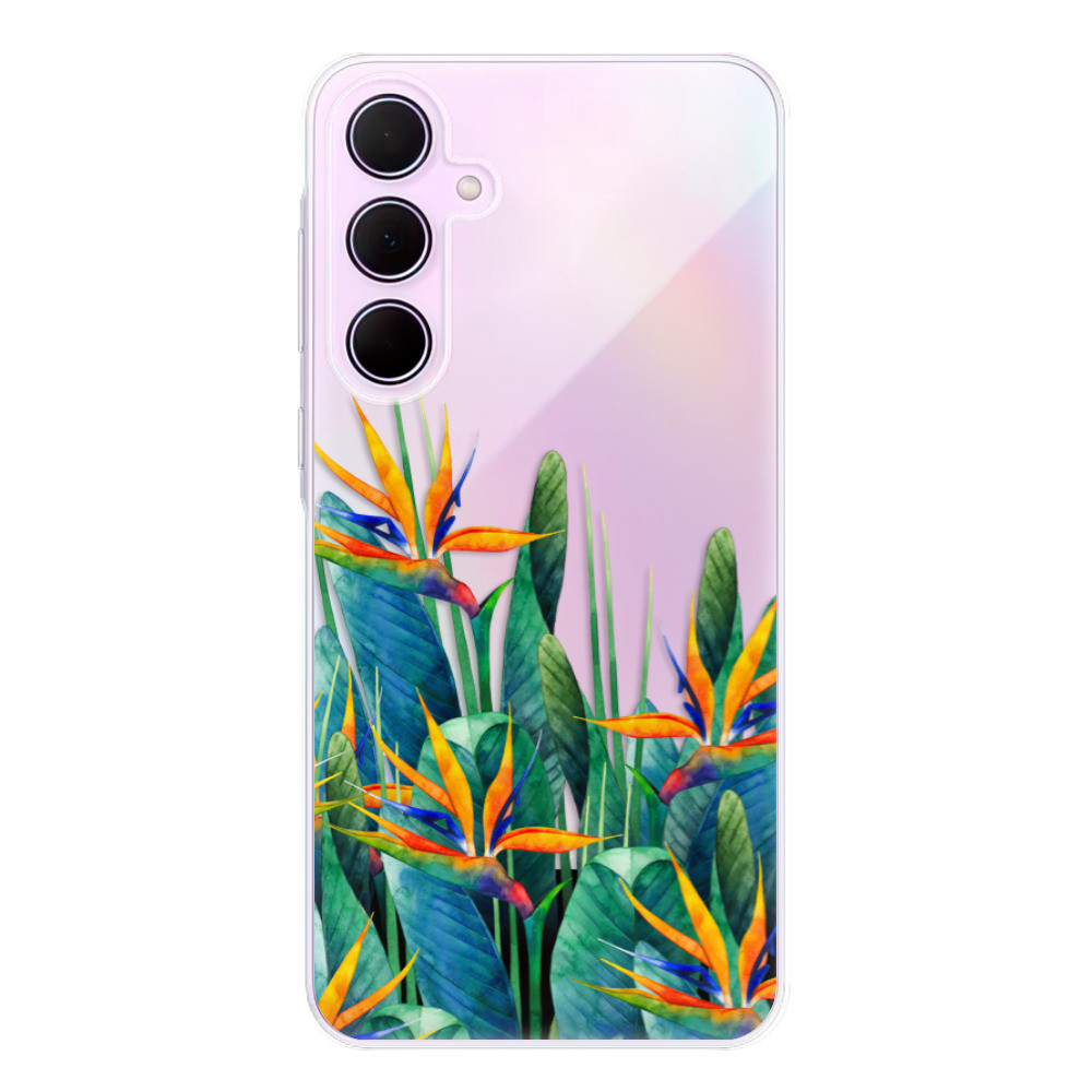 Odolné silikónové puzdro iSaprio - Exotic Flowers - Samsung Galaxy A35 5G