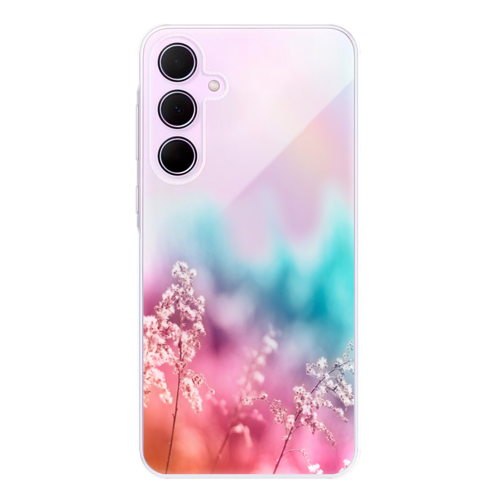 Odolné silikónové puzdro iSaprio - Rainbow Grass - Samsung Galaxy A35 5G