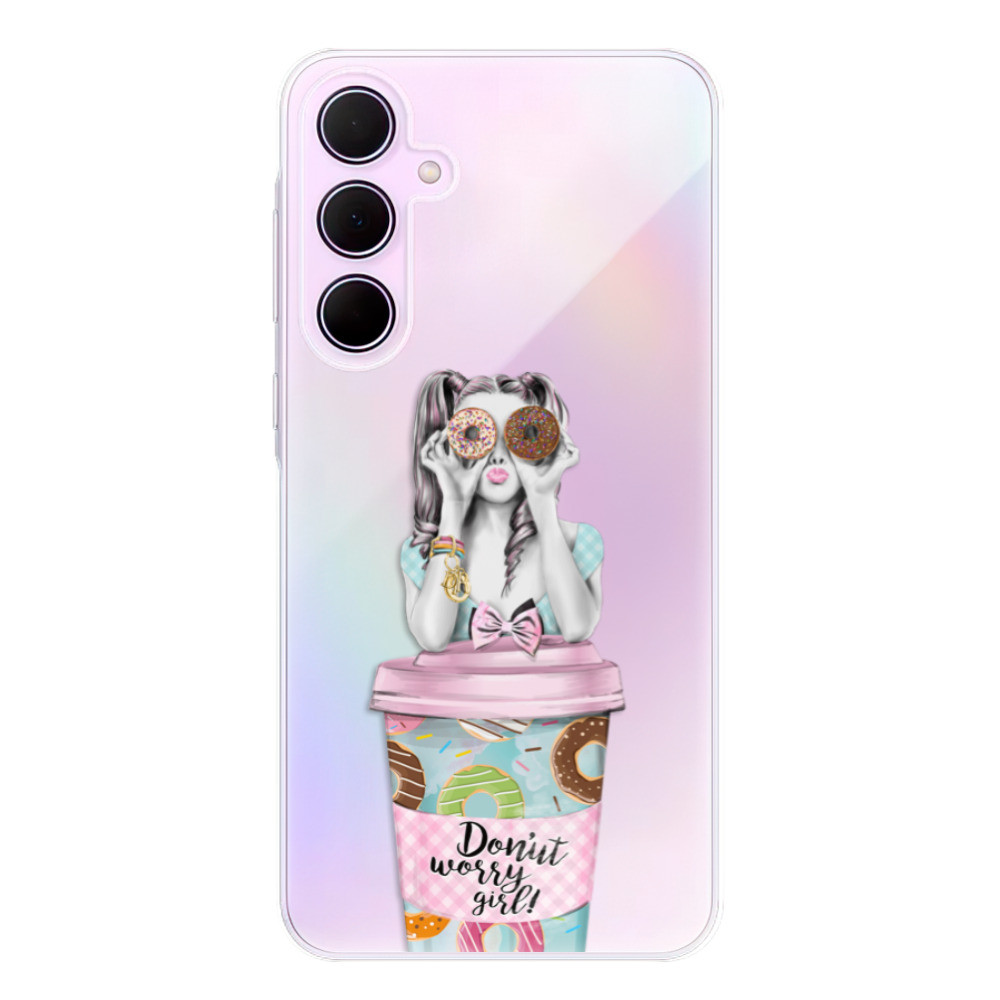 Odolné silikónové puzdro iSaprio - Donut Worry - Samsung Galaxy A35 5G