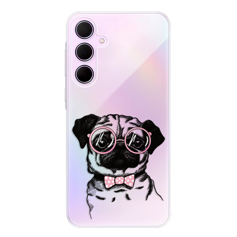 Odolné silikónové puzdro iSaprio - The Pug - Samsung Galaxy A35 5G
