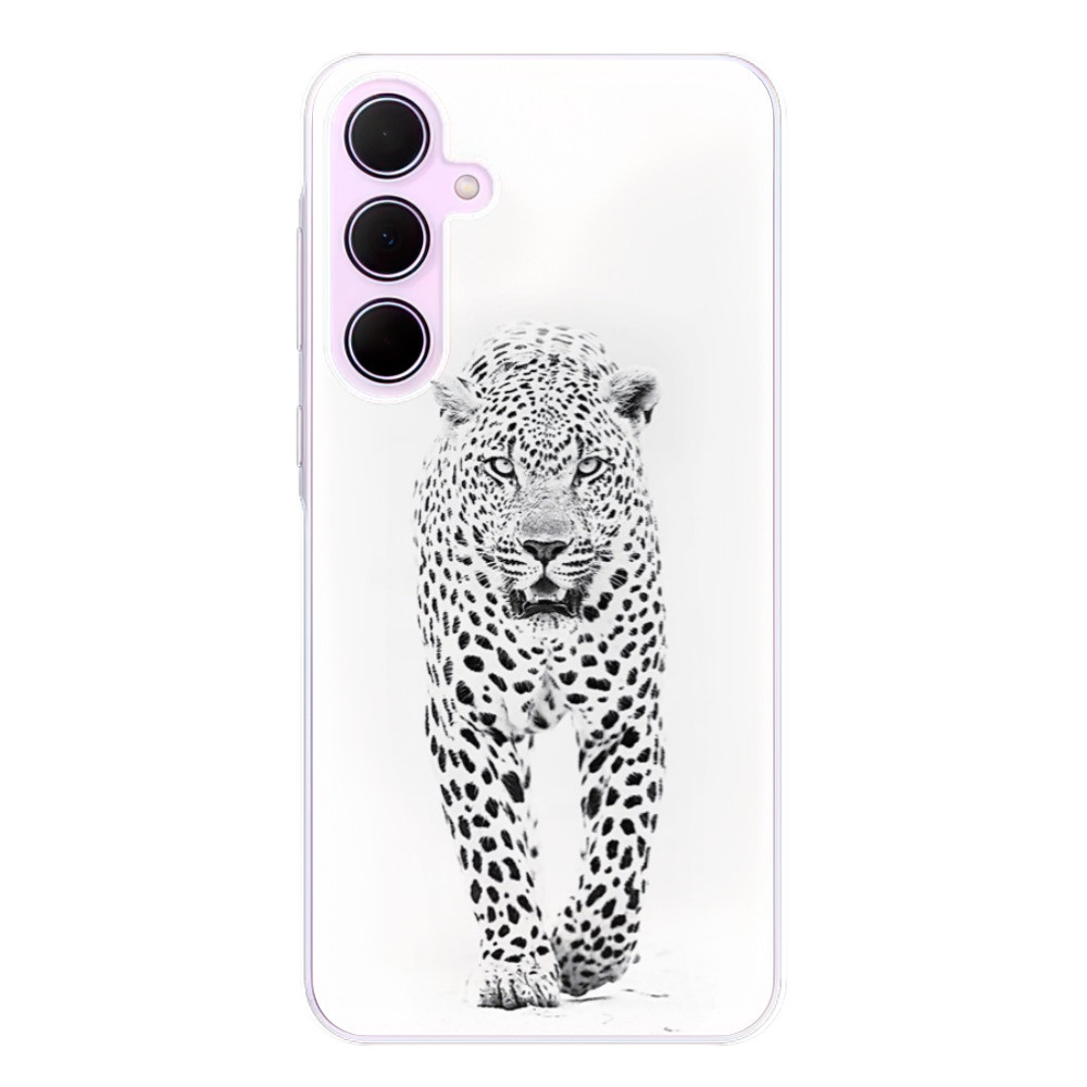 Odolné silikónové puzdro iSaprio - White Jaguar - Samsung Galaxy A35 5G