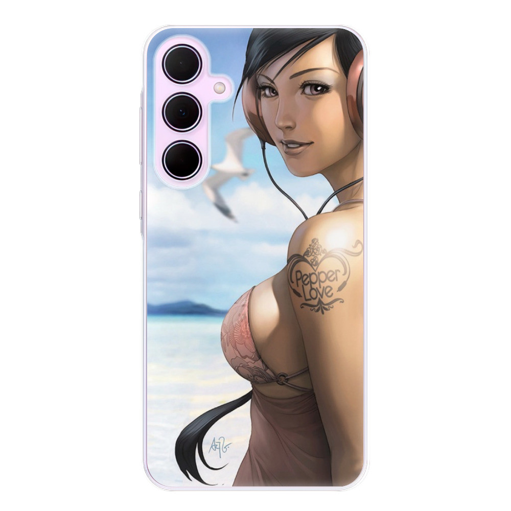 Odolné silikónové puzdro iSaprio - Girl 02 - Samsung Galaxy A35 5G