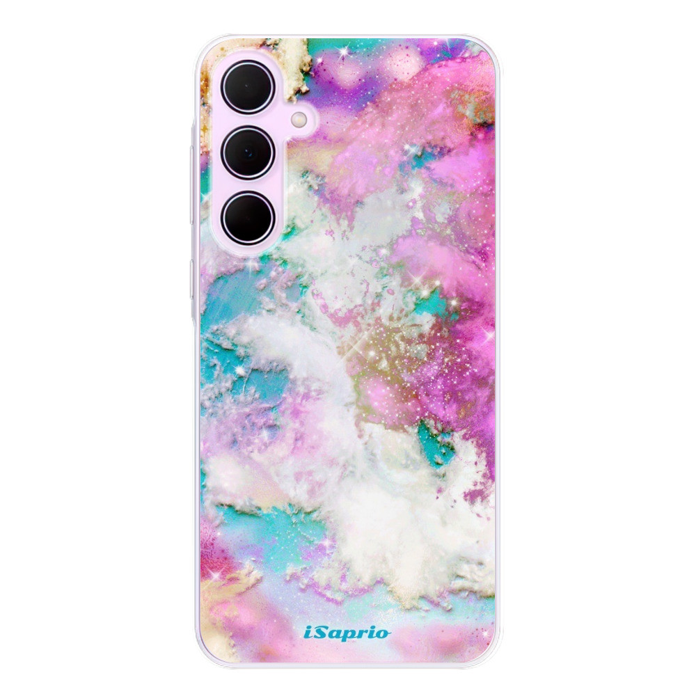 Odolné silikónové puzdro iSaprio - Galactic Paper - Samsung Galaxy A55 5G