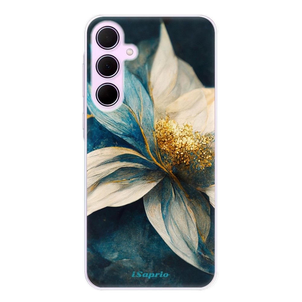 Odolné silikónové puzdro iSaprio - Blue Petals - Samsung Galaxy A55 5G