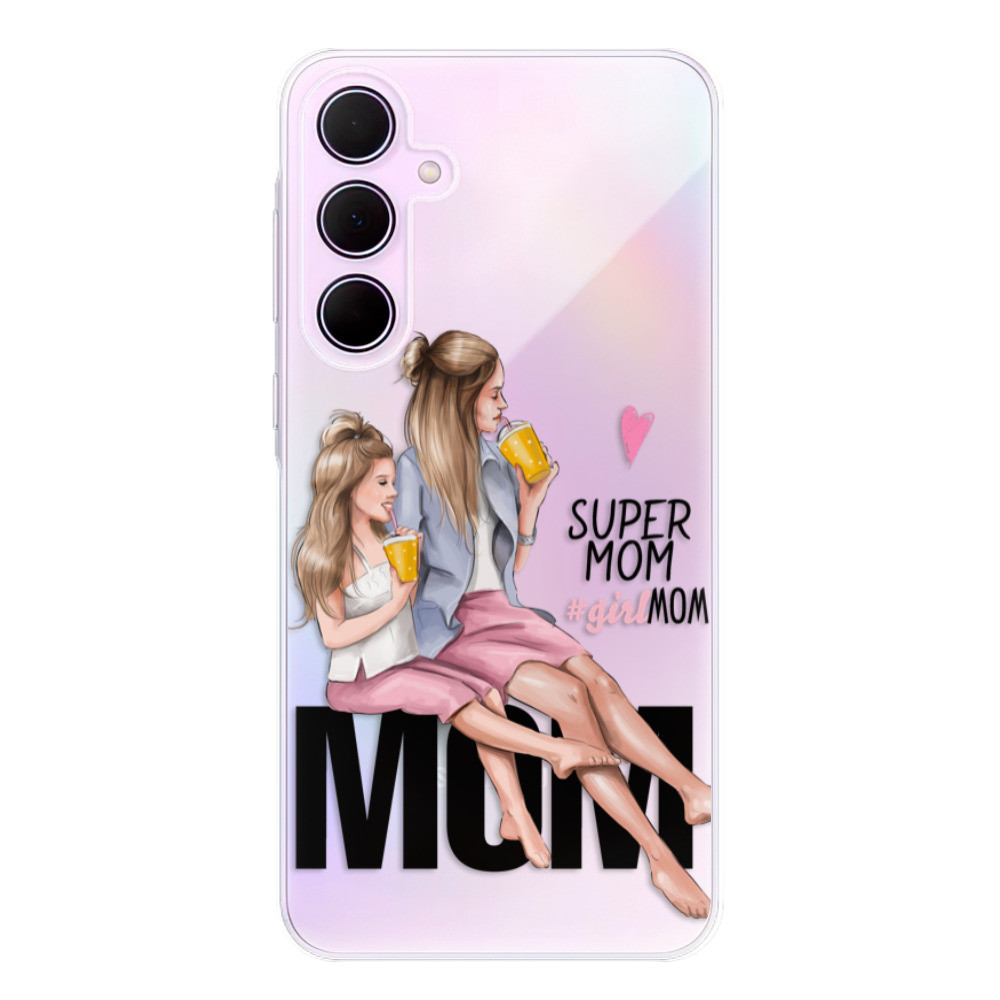 Odolné silikónové puzdro iSaprio - Milk Shake - Blond - Samsung Galaxy A55 5G