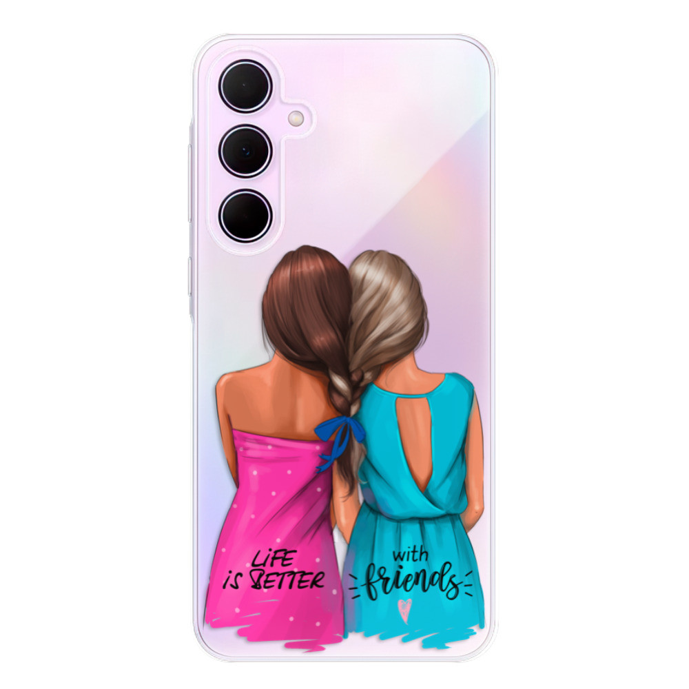Odolné silikónové puzdro iSaprio - Best Friends - Samsung Galaxy A55 5G