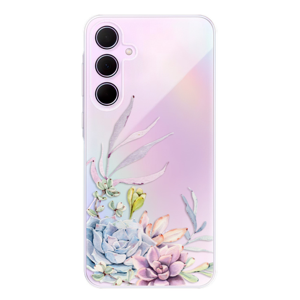 Odolné silikónové puzdro iSaprio - Succulent 01 - Samsung Galaxy A55 5G