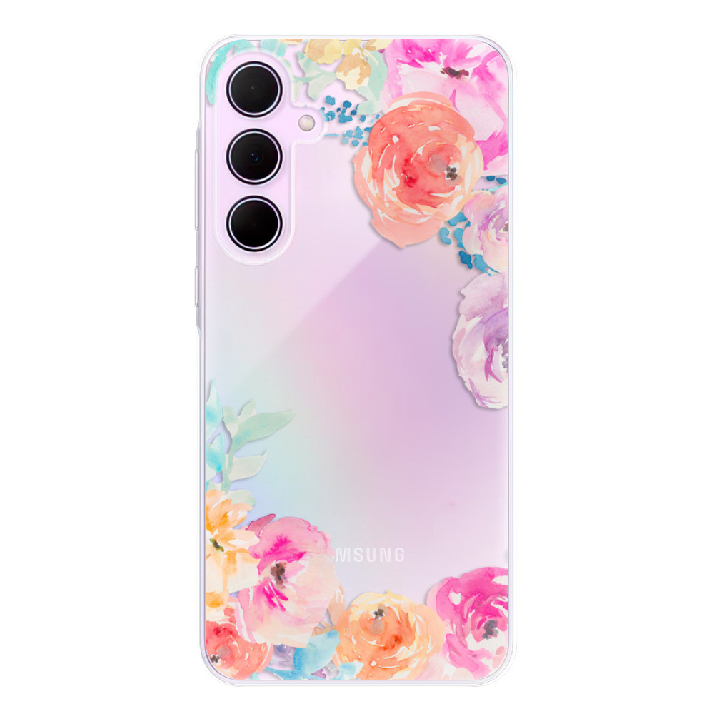 Odolné silikónové puzdro iSaprio - Flower Brush - Samsung Galaxy A55 5G