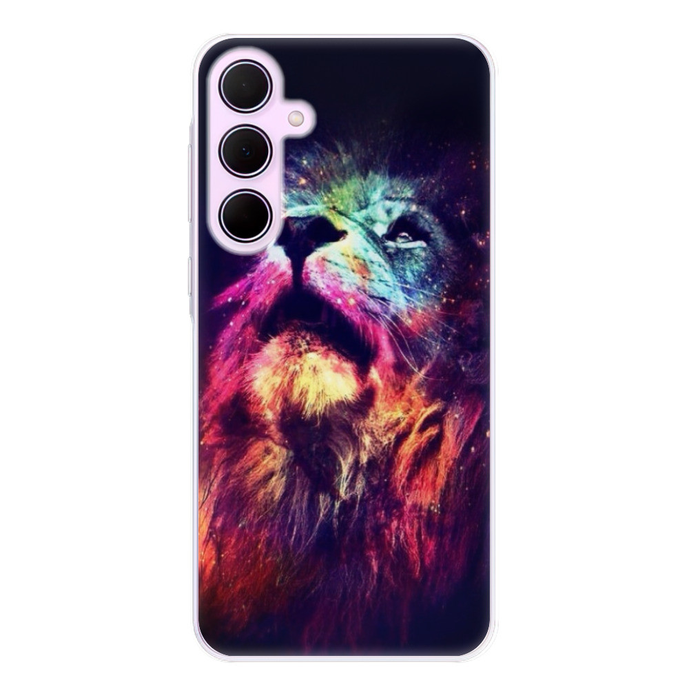 Odolné silikónové puzdro iSaprio - Lion in Colors - Samsung Galaxy A55 5G