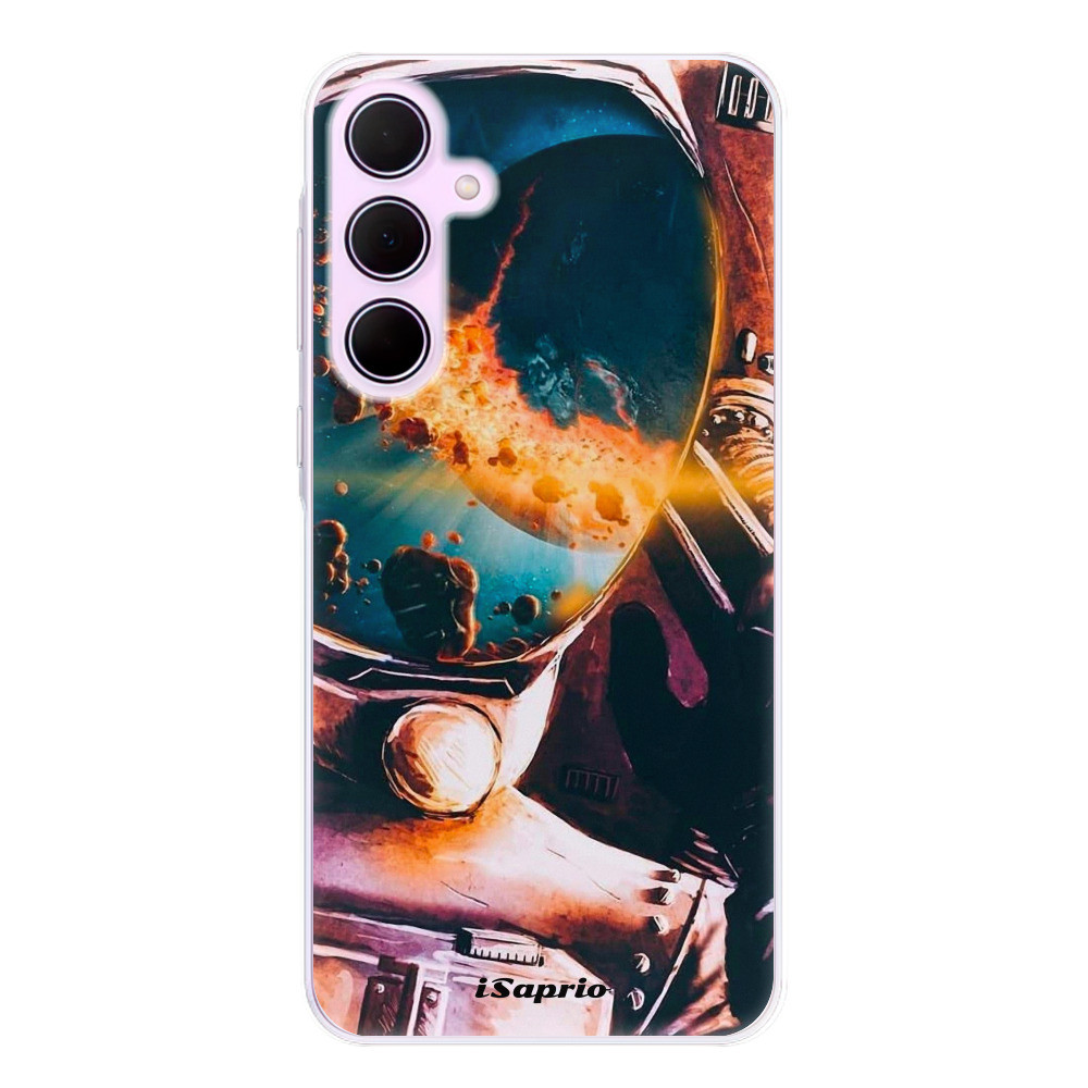 Odolné silikónové puzdro iSaprio - Astronaut 01 - Samsung Galaxy A55 5G
