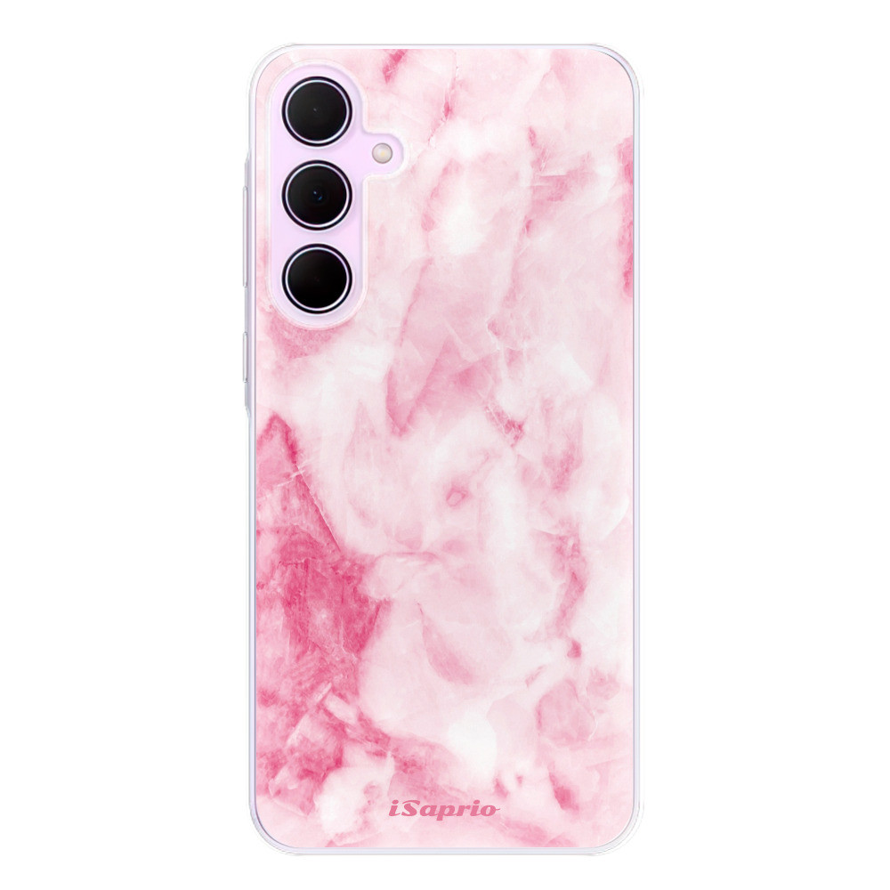 Odolné silikónové puzdro iSaprio - RoseMarble 16 - Samsung Galaxy A55 5G
