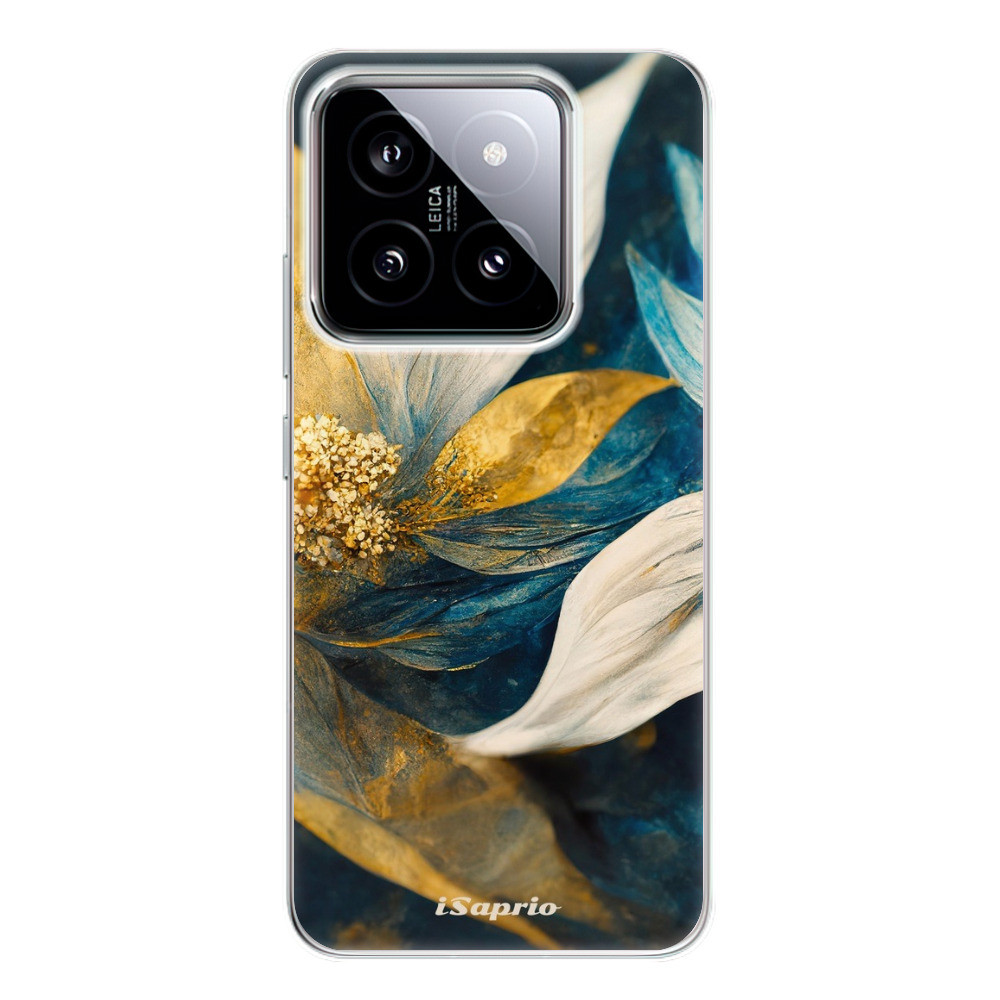 Odolné silikónové puzdro iSaprio - Gold Petals - Xiaomi 14