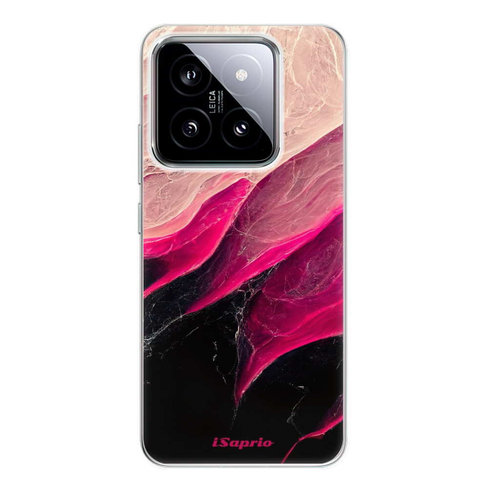 Odolné silikónové puzdro iSaprio - Black and Pink - Xiaomi 14