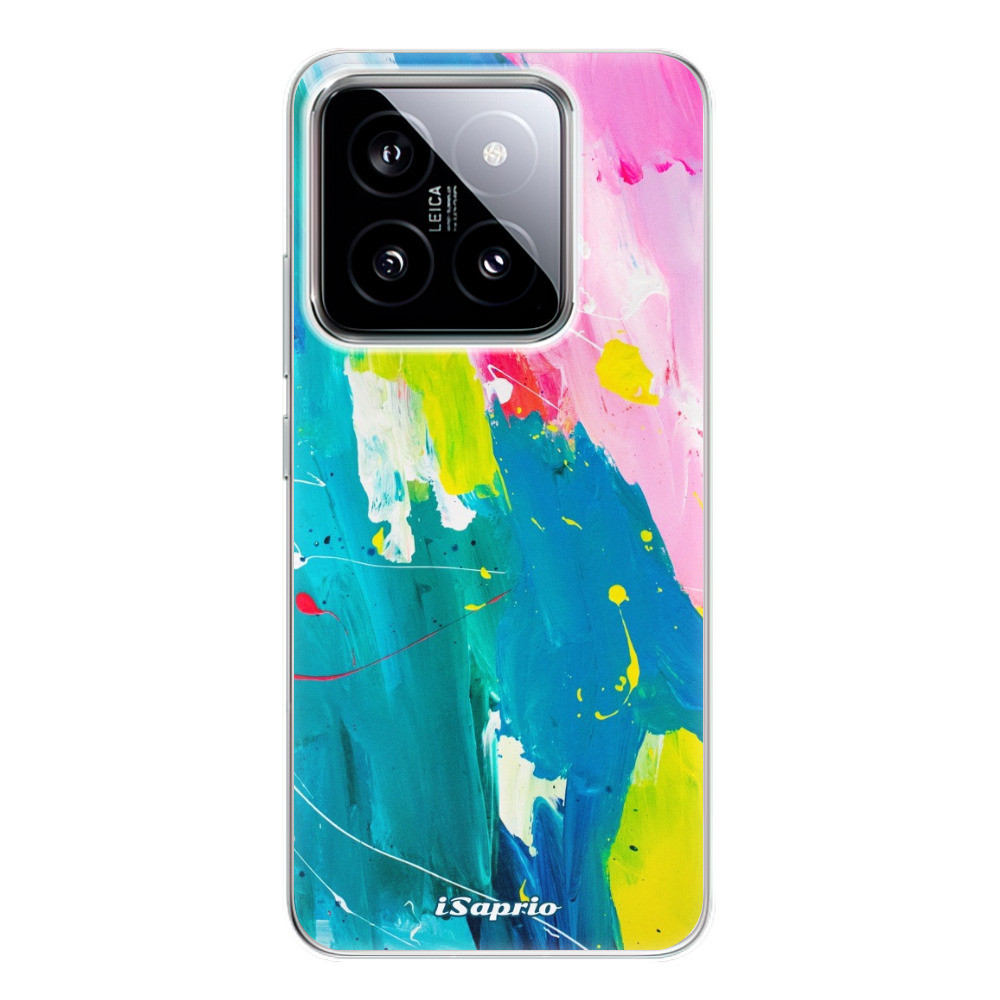 Odolné silikónové puzdro iSaprio - Abstract Paint 04 - Xiaomi 14