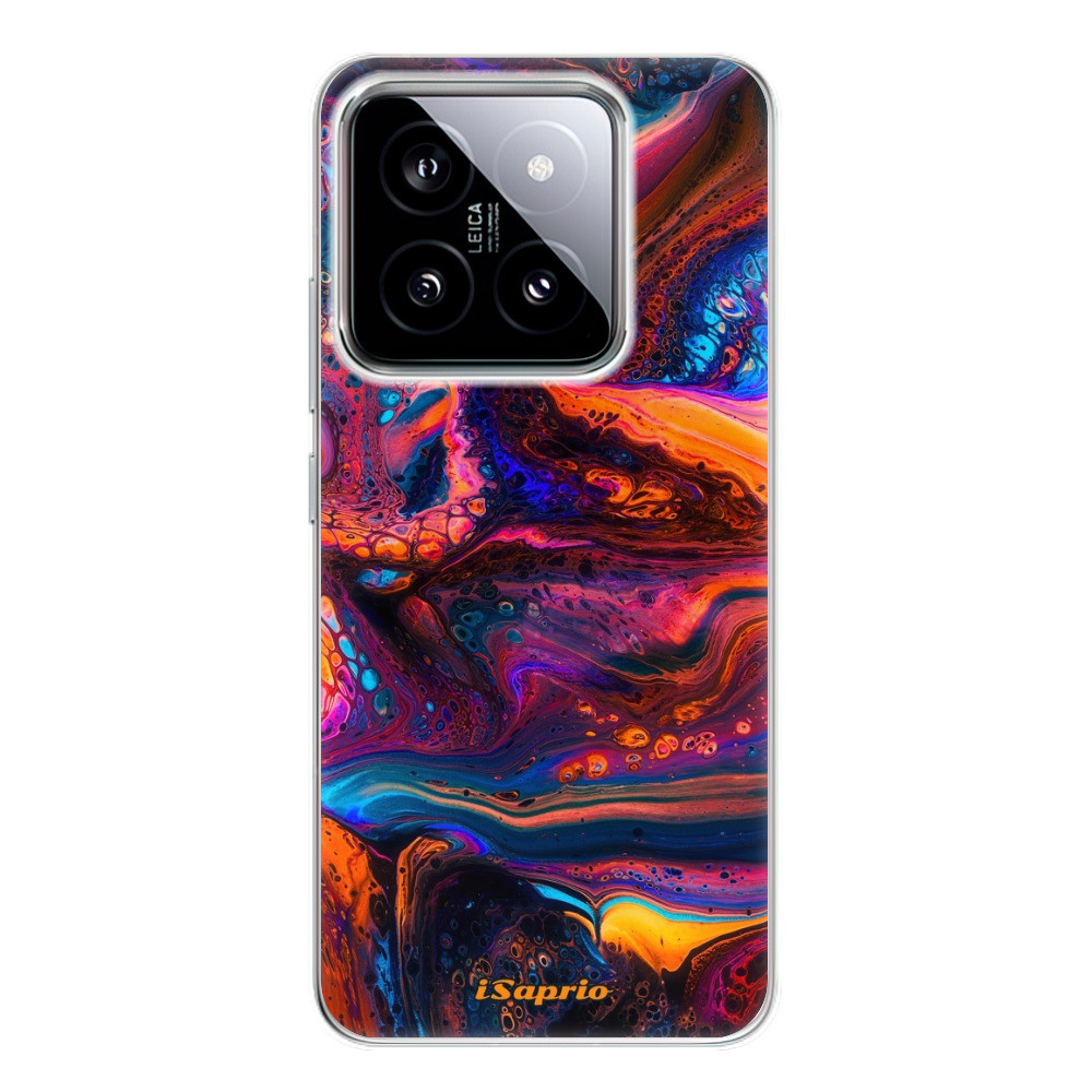 Odolné silikónové puzdro iSaprio - Abstract Paint 02 - Xiaomi 14