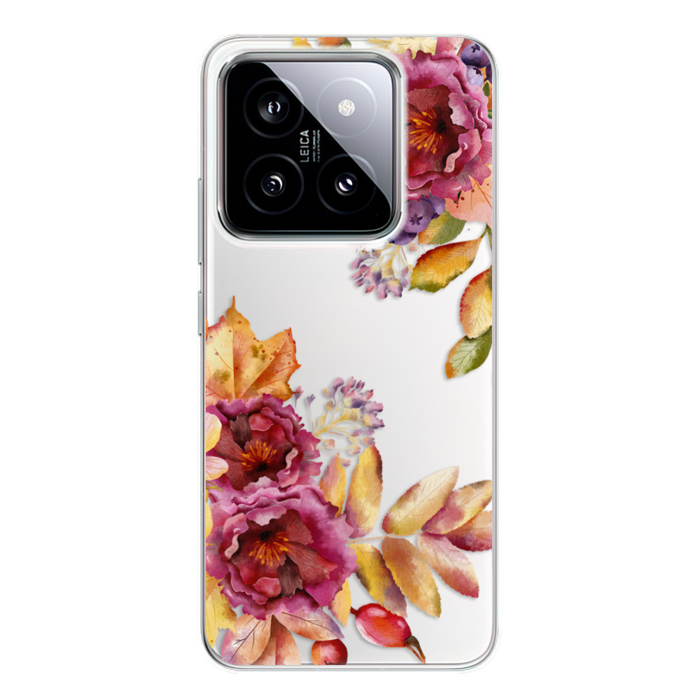 Odolné silikónové puzdro iSaprio - Fall Flowers - Xiaomi 14
