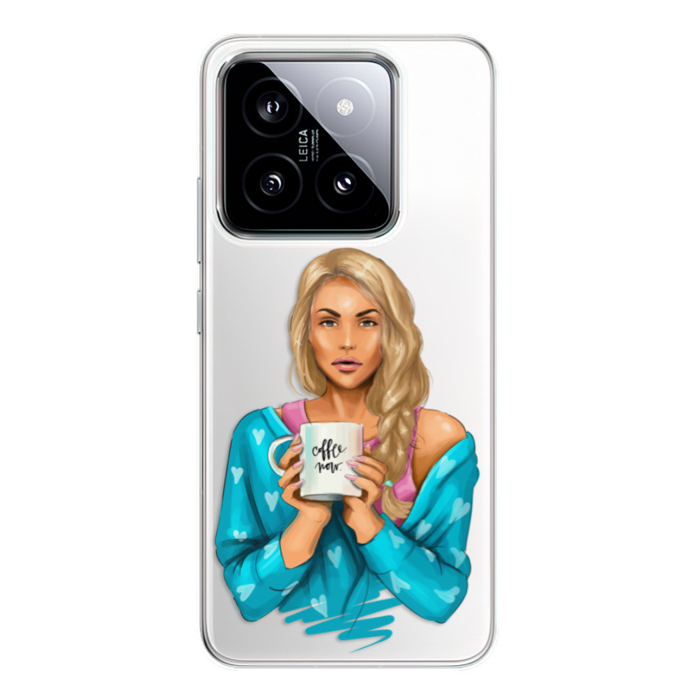 Odolné silikónové puzdro iSaprio - Coffe Now - Blond - Xiaomi 14