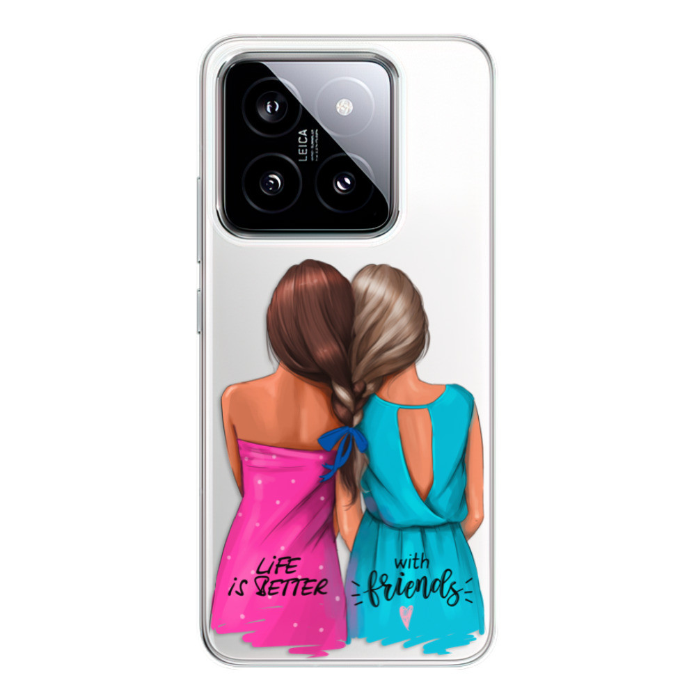 Odolné silikónové puzdro iSaprio - Best Friends - Xiaomi 14