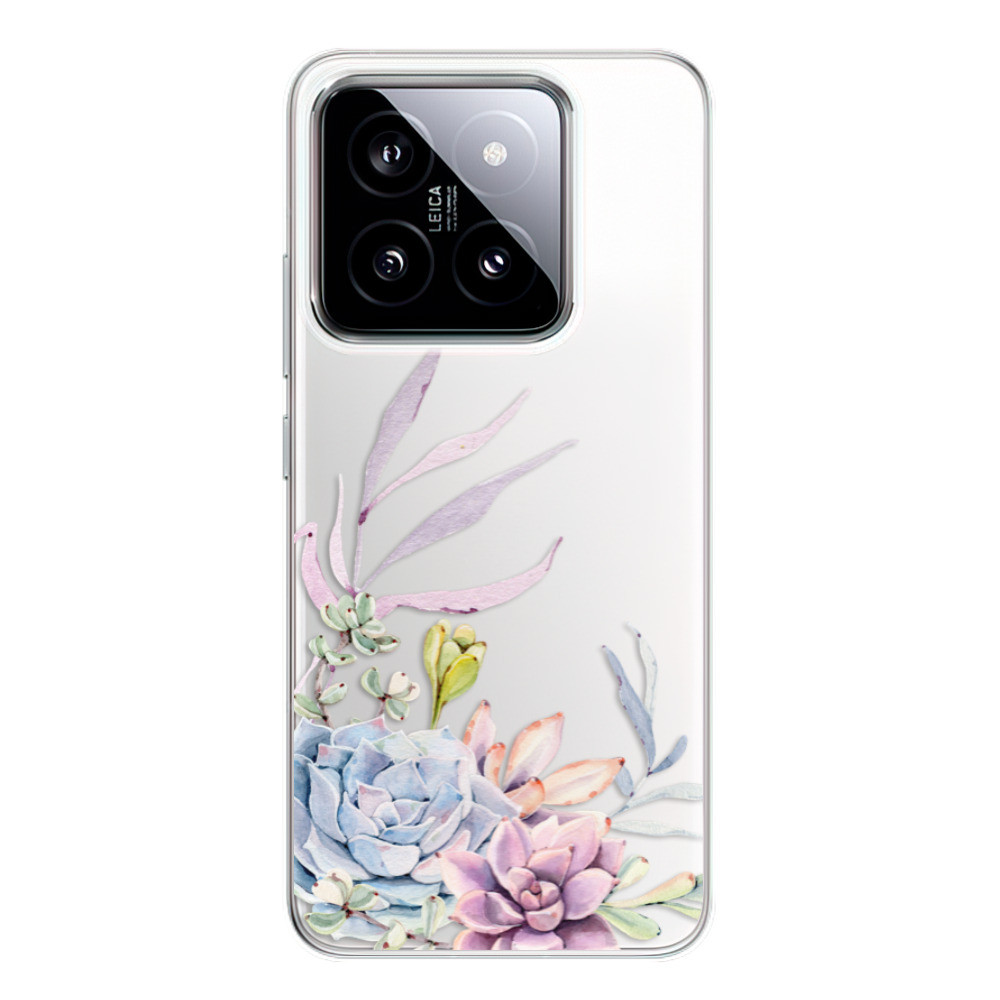 Odolné silikónové puzdro iSaprio - Succulent 01 - Xiaomi 14