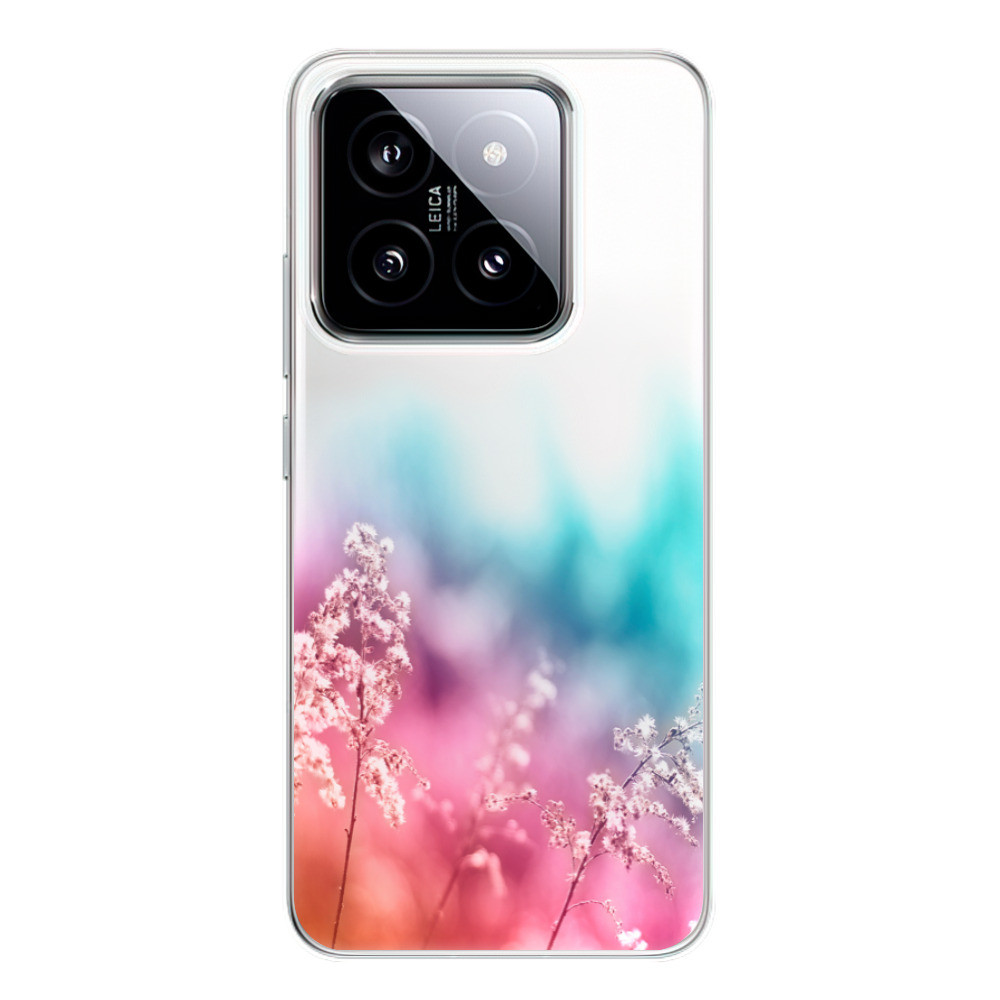 Odolné silikónové puzdro iSaprio - Rainbow Grass - Xiaomi 14