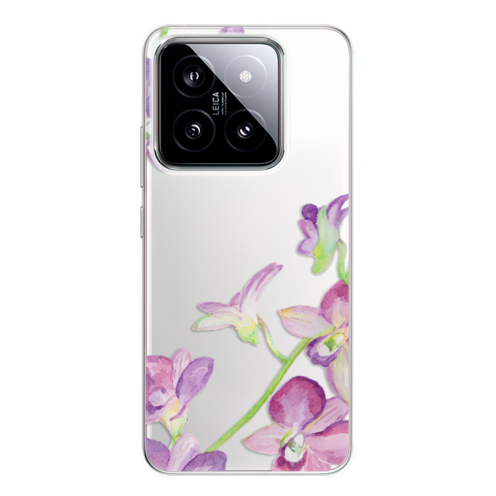 Odolné silikónové puzdro iSaprio - Purple Orchid - Xiaomi 14