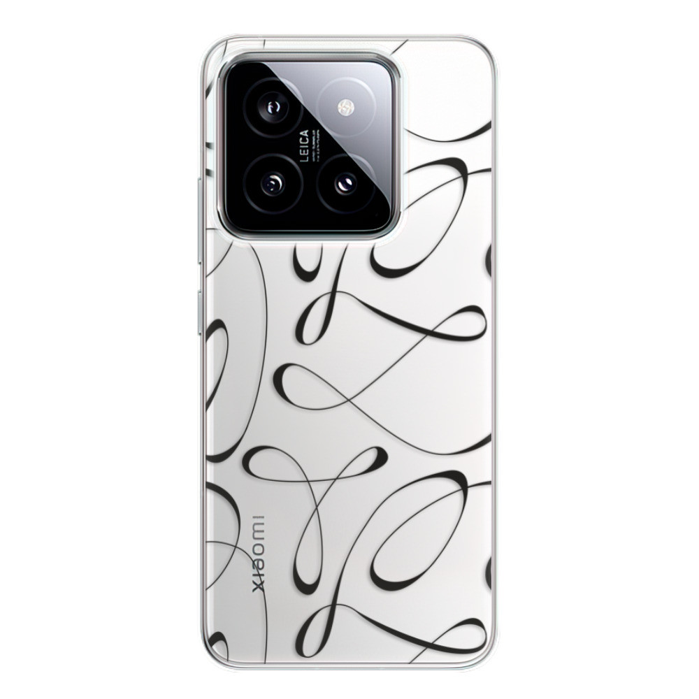 Odolné silikónové puzdro iSaprio - Fancy - black - Xiaomi 14