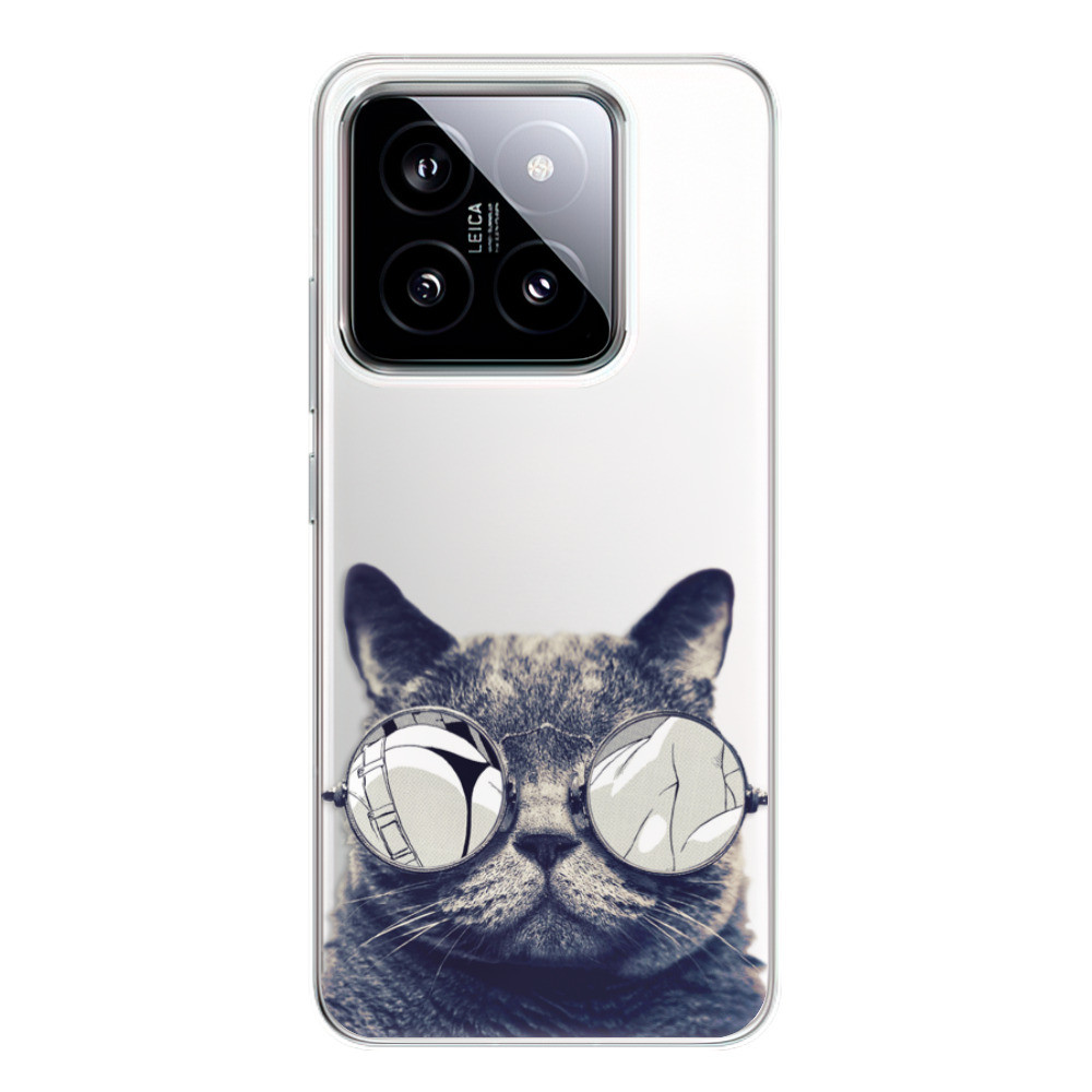 Odolné silikónové puzdro iSaprio - Crazy Cat 01 - Xiaomi 14