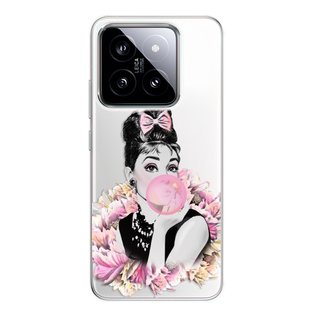 Odolné silikónové puzdro iSaprio - Pink Bubble - Xiaomi 14