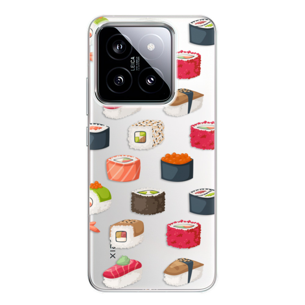 Odolné silikónové puzdro iSaprio - Sushi Pattern - Xiaomi 14