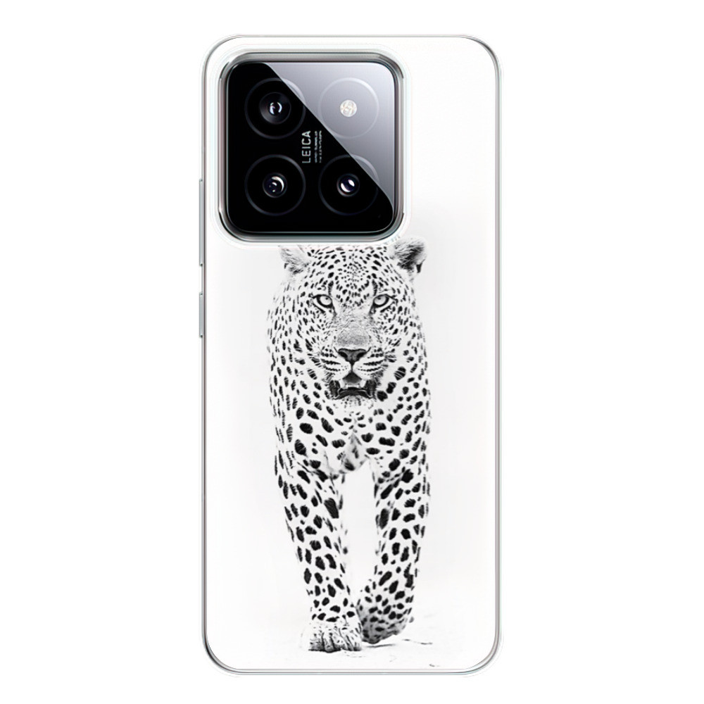 Odolné silikónové puzdro iSaprio - White Jaguar - Xiaomi 14
