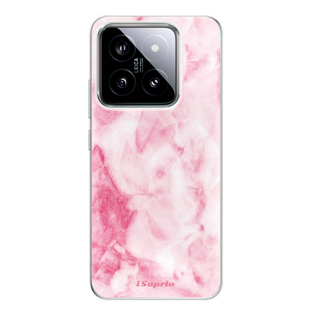 Odolné silikónové puzdro iSaprio - RoseMarble 16 - Xiaomi 14