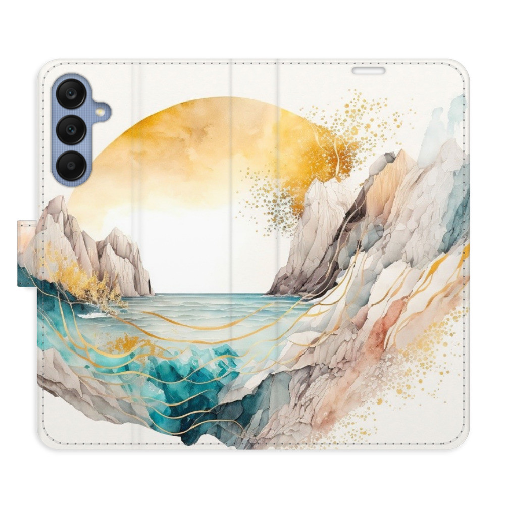 Flipové puzdro iSaprio - Winter in the Mountains - Samsung Galaxy A25 5G