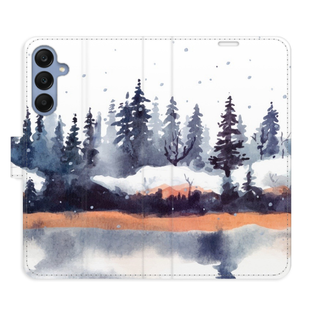 Flipové puzdro iSaprio - Winter 02 - Samsung Galaxy A25 5G