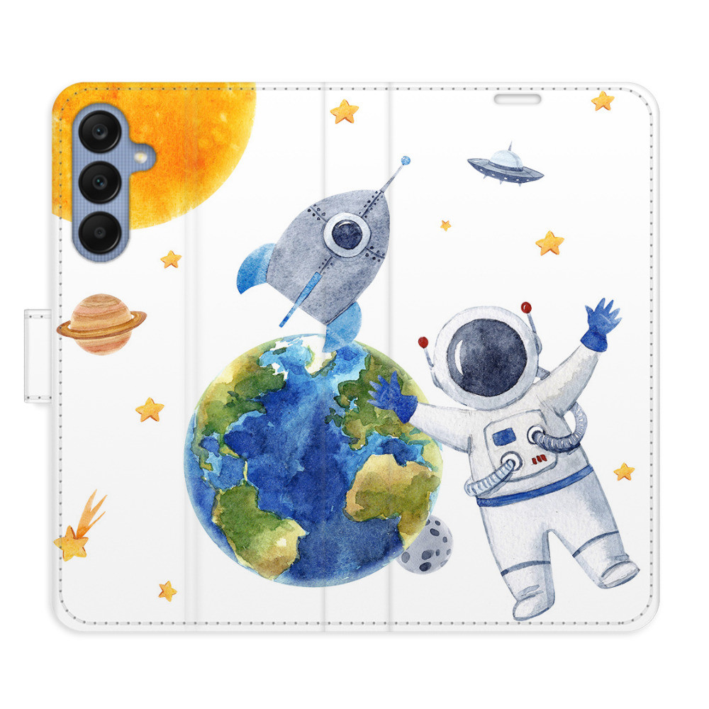 Flipové puzdro iSaprio - Space 06 - Samsung Galaxy A25 5G