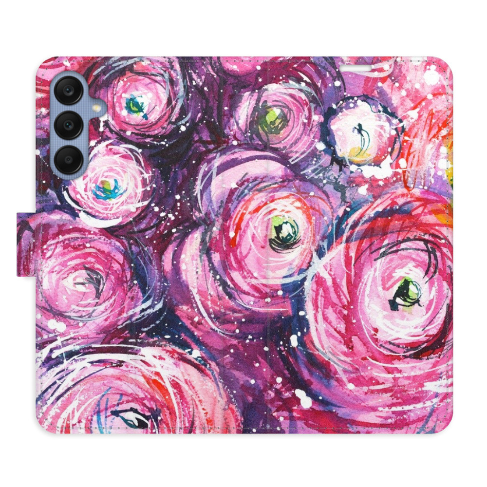 Flipové puzdro iSaprio - Retro Paint 02 - Samsung Galaxy A25 5G