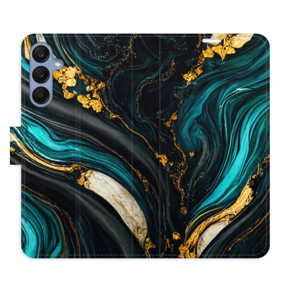 Flipové puzdro iSaprio - Dark Paint - Samsung Galaxy A25 5G