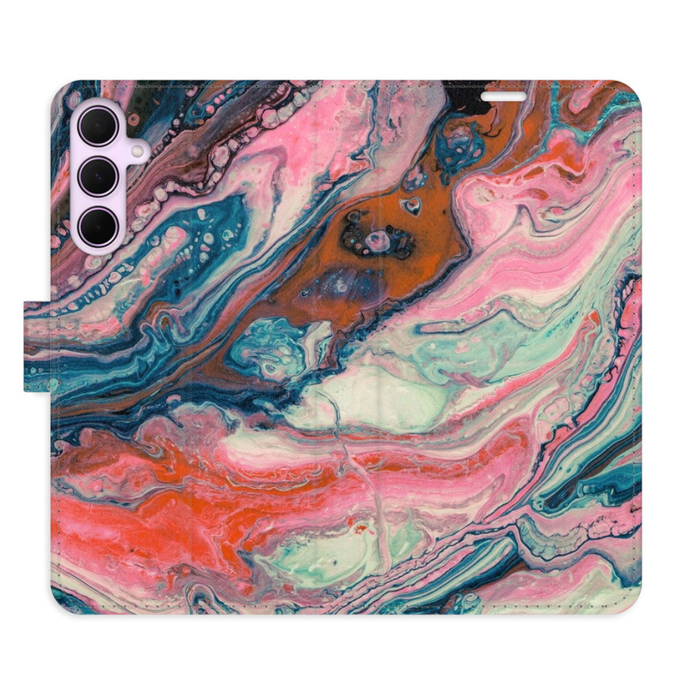 Flipové puzdro iSaprio - Retro Paint - Samsung Galaxy A35 5G